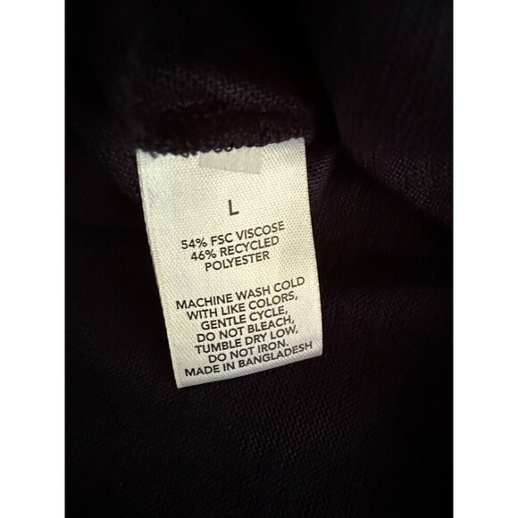 Ellen Tracy Black Top Size Large - Picture 5 of 5